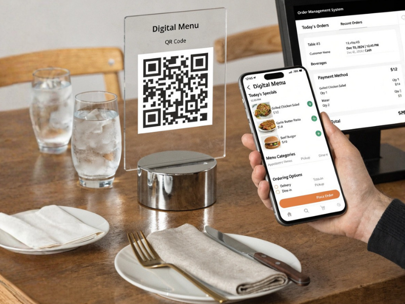 QR Ordering and Digital Menu