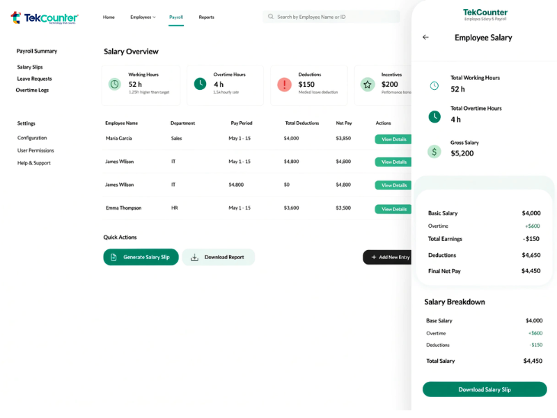 Automated Payroll System