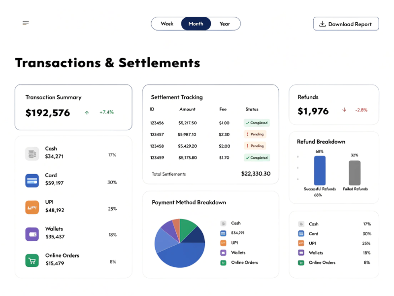 Payment & Settlement Reports